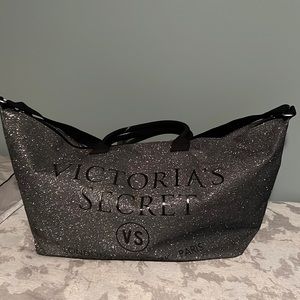 Victoria Secret sparkling Tote! 24” x 8” x 12”